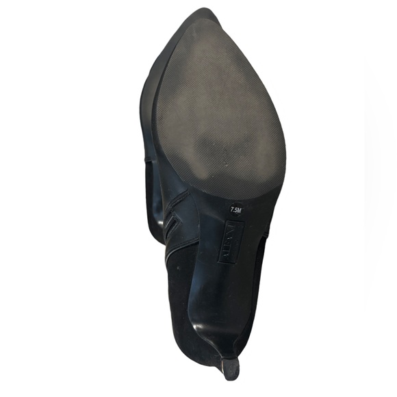 Alfani Womens Harpper Leather Booties Ankle Boots Black 7.5 - Picture 5 of 9